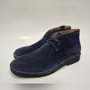 Polo Ralph Lauren Men’s Talan Suede Chukka Boot Casual Lace Navy Size 10 US NEW